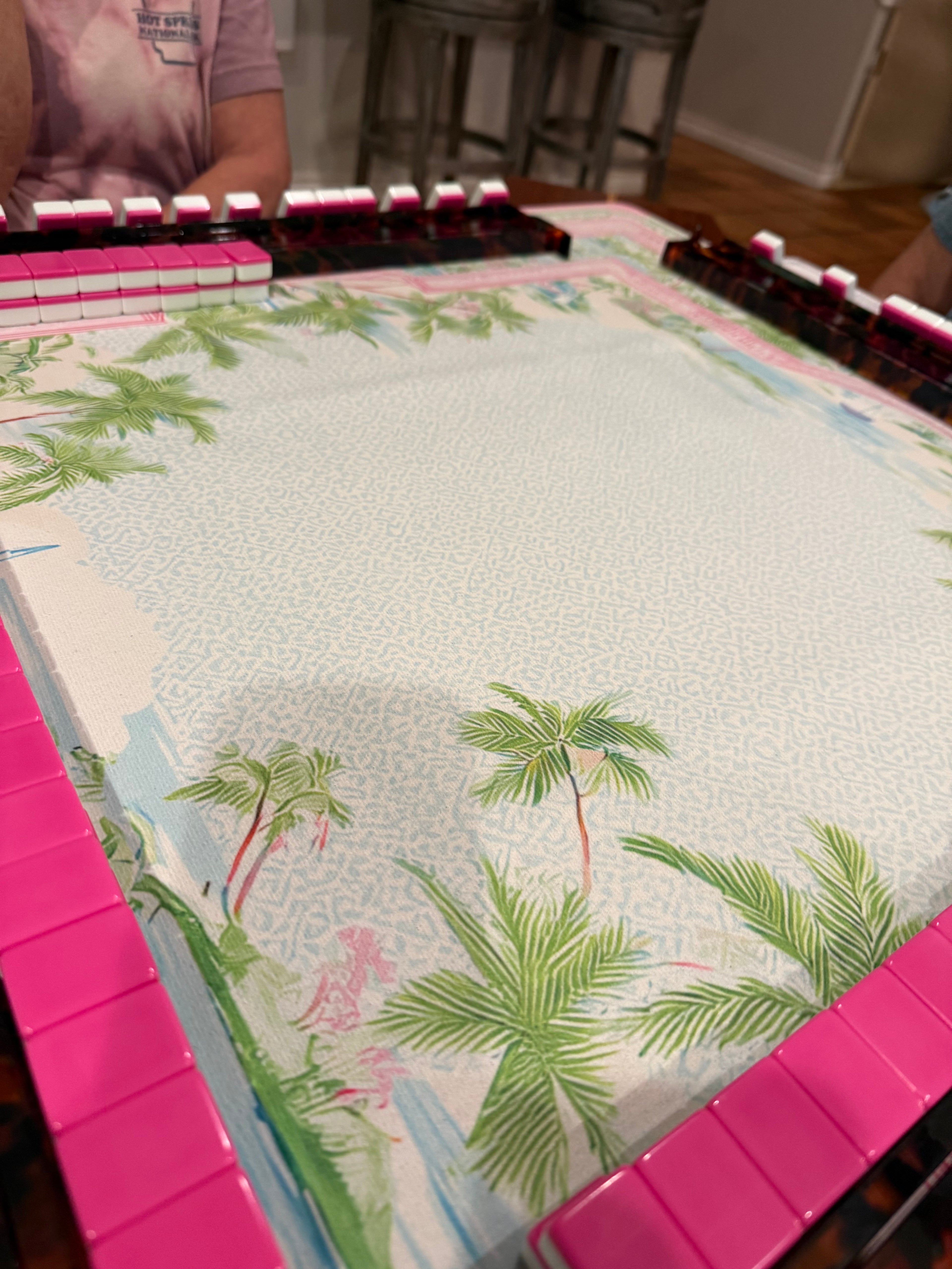 Quilted Bag - Palm Trees and Leopards!